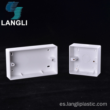Interruptores y enchufes eléctricos de caja de PVC personalizados